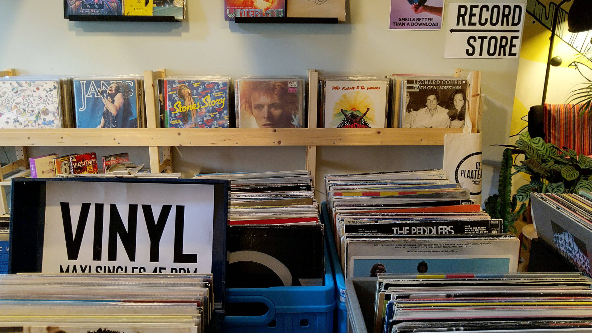 Op zoek naar toffe platen